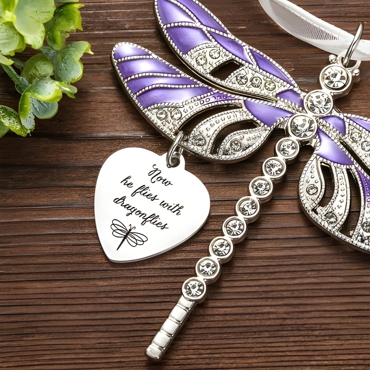 Dragonfly memorial ornament gift for remembrance