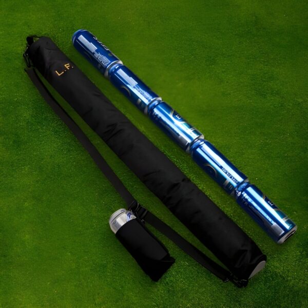 Custom golf beer can carrier for special moments