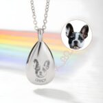 Carry Their Memory Close – Tear Drop Cremation Urn Necklace – For Cherished Pets, Babies & Friends - Image 2