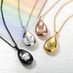 Carry Their Memory Close – Tear Drop Cremation Urn Necklace – For Cherished Pets, Babies & Friends - Image 3