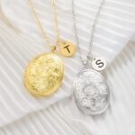 Carry Love Close – Custom Flower Locket Necklace with Photo Charm – A Timeless Treasure for Mom and Grandma - Image 4