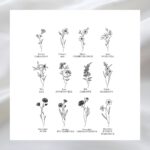 Carry Her Story – Birth Flower Bar Keychain with Initial Disc – A Thoughtful Keepsake for Women - Image 5