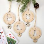 Celebrate a Kitten’s First Christmas – Custom Wooden Cat Silhouette Ornament – For Cherished Cat Lovers & Families - Image 6