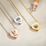 Carry Their Heart Close – Heart-Shaped Portrait Urn Necklace – For Cherished Memories of Pets, Babies & Friends - Image 3