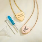 Carry Their Heart Close – Heart-Shaped Portrait Urn Necklace – For Cherished Memories of Pets, Babies & Friends - Image 4