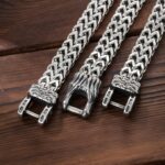Embrace Ancient Strength – Norse Legend Stainless Steel Bracelet – For Him Who Honors Courage and Loyalty - Image 4