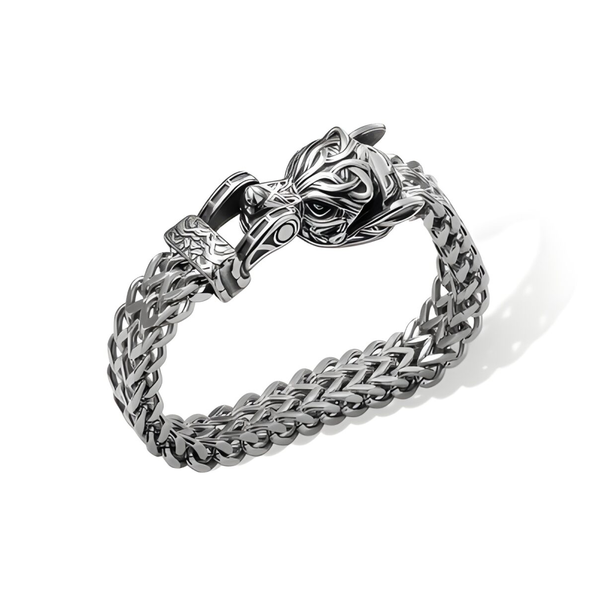 Norse legend stainless steel bracelet for him