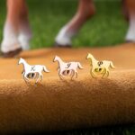 Embrace Grace in Every Step – Sterling Silver Horse Stud Earrings – For Animal Lovers and Dreamers - Image 3