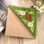 Embrace the Seasons – Embroidered Floral Initial Bookmark – A Thoughtful Keepsake for Friends and Teachers - Image 4