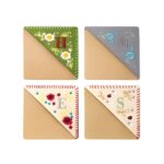 Personalized floral initial bookmark for meaningful connections