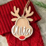 Celebrate Togetherness – Custom Wooden Stocking Name Tags – For Cherished Christmas Traditions - Image 6