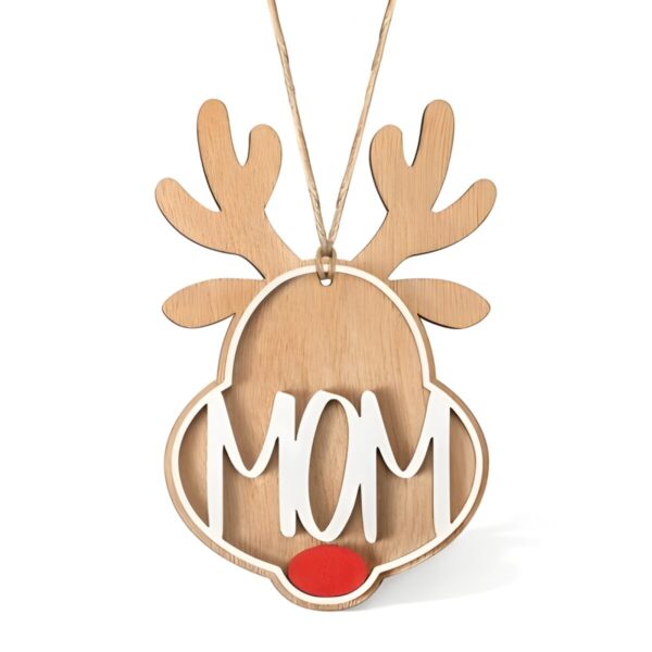 Custom wooden stocking name tags for Christmas traditions