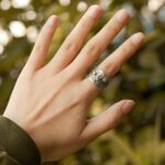 Embrace Calm and Beauty – Spinning Bee Meditation Ring – For Moments of Peace and Focus - Image 5