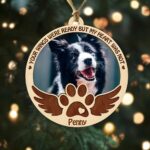 Forever in Our Hearts – Custom Wooden Pet Memorial Ornament – A Loving Tribute for Cherished Companions - Image 2