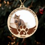 Forever in Our Hearts – Custom Wooden Pet Memorial Ornament – A Loving Tribute for Cherished Companions - Image 4