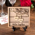Celebrate Your Love Story – Handcrafted Wooden Couple’s Name Sign – A Timeless Wedding or Anniversary Treasure - Image 3