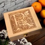 Treasure Her Legacy – Handcrafted Beech Wood Recipe Box – A Cherished Keepsake for Mom and Grandma - Image 2
