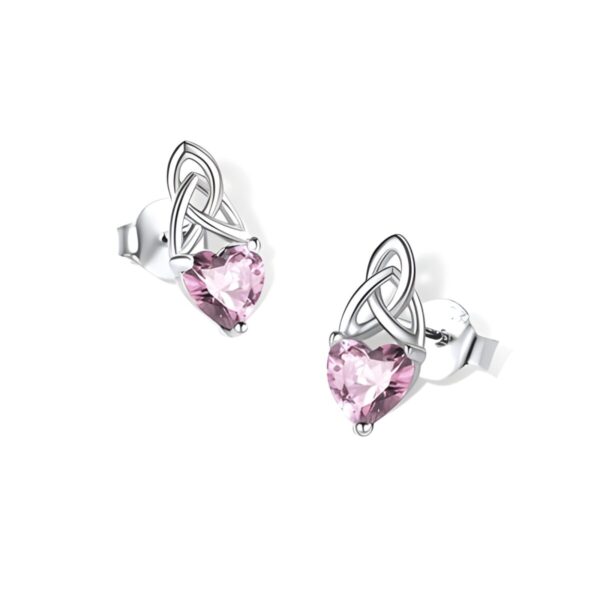 Celtic Knot Birthstone Earrings for cherished moments