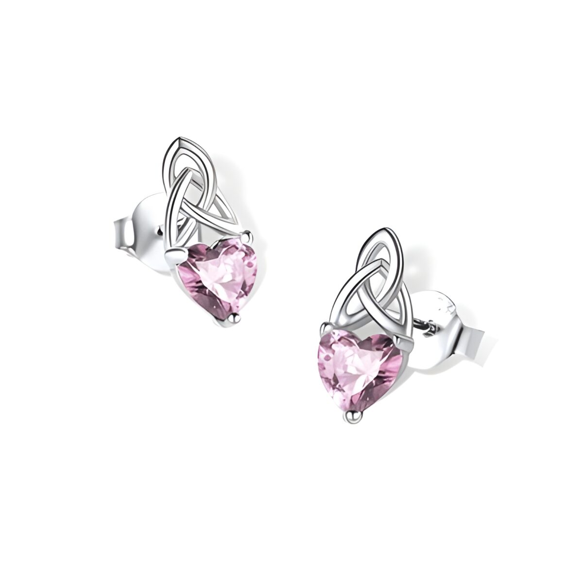 Celtic Knot Birthstone Earrings for cherished moments