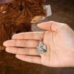 Embrace Her Spirit – Sterling Silver Initial Cattle Tag Necklace – For the Cowgirl in Your Life - Image 5