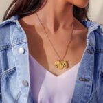Embrace Memories in Flight – Butterfly Locket Necklace with Heart – A Cherished Keepsake for Her - Image 6