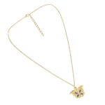 Butterfly locket necklace with heart for cherished memories