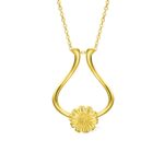 Carry Sunshine Close – Sterling Silver Sunflower Ring Holder Necklace – A Thoughtful Keepsake for Her Everyday Moments - Image 3