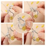 Carry Sunshine Close – Sterling Silver Sunflower Ring Holder Necklace – A Thoughtful Keepsake for Her Everyday Moments - Image 4