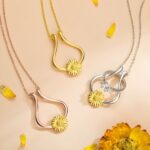 Carry Sunshine Close – Sterling Silver Sunflower Ring Holder Necklace – A Thoughtful Keepsake for Her Everyday Moments - Image 7