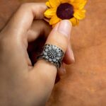 Embrace Calm and Sunshine – Sunflower Spinner Ring – For Moments of Peace and Joy - Image 6