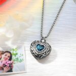 Carry Their Love Close – Heart Gemstone Urn Necklace – For Remembering Cherished Souls - Image 2