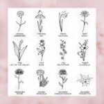 Carry Your Story – Birthflower Leather Luggage Tag & Passport Cover Set – For Her Adventurous Journeys - Image 20