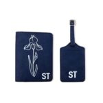 Carry Your Story – Birthflower Leather Luggage Tag & Passport Cover Set – For Her Adventurous Journeys - Image 10