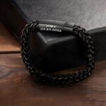 Carry His Story Close – Engraved Men's Chain Bracelet – A Timeless Tribute for Him, Father, or Grandfather - Image 5