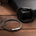 Carry His Story Close – Engraved Men's Chain Bracelet – A Timeless Tribute for Him, Father, or Grandfather - Image 6