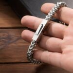 Carry His Story Close – Engraved Men's Chain Bracelet – A Timeless Tribute for Him, Father, or Grandfather - Image 9