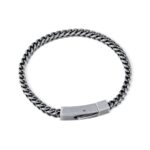 Engraved men's chain bracelet carrying his story close