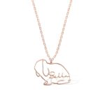 Custom rare animal necklace for animal lovers