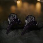 Embrace the Norse Spirit – Viking Raven Skull Stud Earrings – For Those Who Seek Strength and Mystery - Image 4