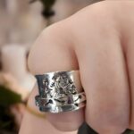 Embrace Freedom and Calm – Sterling Silver Dandelion Spinner Ring – For Her, A Soothing Token of Friendship - Image 4