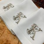 Embrace Timeless Elegance – Floral Monogram Linen Napkin – A Cherished Keepsake for Mother's Day & Special Gatherings - Image 2