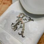 Embrace Timeless Elegance – Floral Monogram Linen Napkin – A Cherished Keepsake for Mother's Day & Special Gatherings - Image 4
