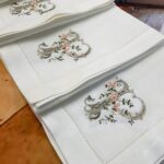 Embrace Timeless Elegance – Floral Monogram Linen Napkin – A Cherished Keepsake for Mother's Day & Special Gatherings - Image 5