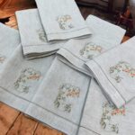 Embrace Timeless Elegance – Floral Monogram Linen Napkin – A Cherished Keepsake for Mother's Day & Special Gatherings - Image 6