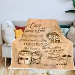 Wrap Your Love in Warmth – Custom Flannel Couple's Blanket – For Cherished Anniversaries and Heartfelt Moments - Image 5