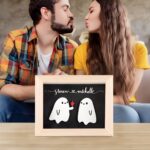 Embrace Love and Whimsy – Custom Ghost Couple Decor – For Valentine's Day and Halloween Memories - Image 5