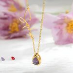 Embrace Your Story – Custom Name & Pear-Shaped Birthstone Necklace – A Cherished Keepsake for Every Milestone - Image 4