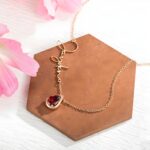 Embrace Your Story – Custom Name & Pear-Shaped Birthstone Necklace – A Cherished Keepsake for Every Milestone - Image 5