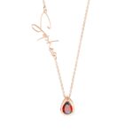 Embrace Your Story – Custom Name & Pear-Shaped Birthstone Necklace – A Cherished Keepsake for Every Milestone - Image 8