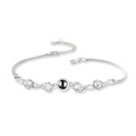 Silver photo projection bracelet for cherished souls